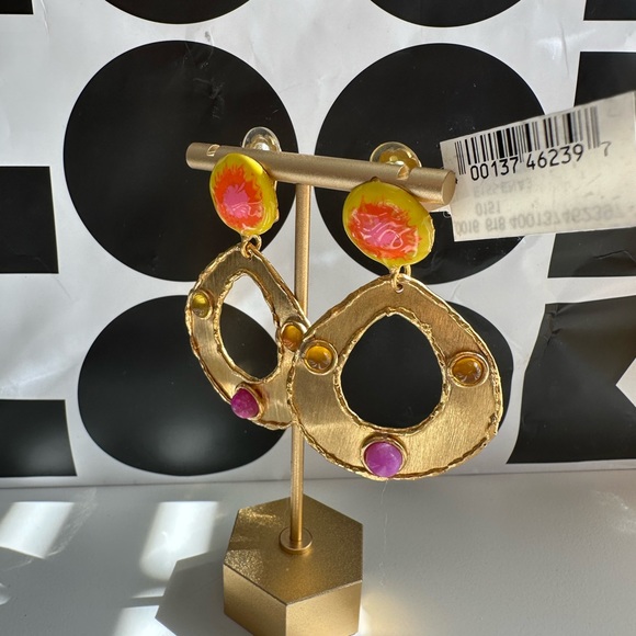 Sylvia Toledano
Thalita 22K Gold-Plated, Multi-Stone & Enamel Drop Earrings - Picture 4 of 6